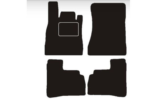 Tapis de voiture adaptés à Mercedes W221 Classe S 2005 ->