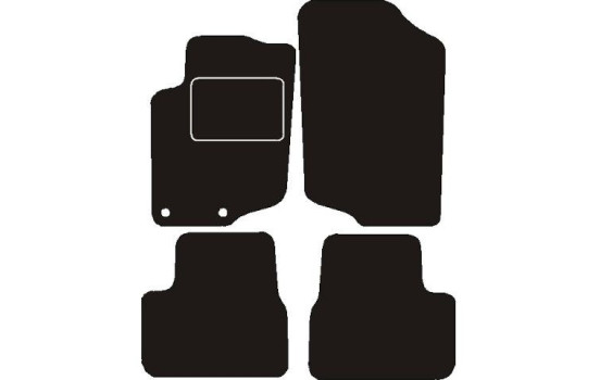 Tapis de voiture adaptés à Peugeot 207 2006-