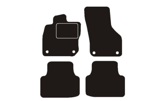 Tapis de voiture adaptés à Skoda Octavia IV e-tec MHEV 2021 ->