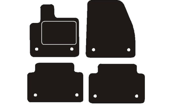 Tapis de voiture adaptés au Land Rover Range Rover Evoque 2020 -