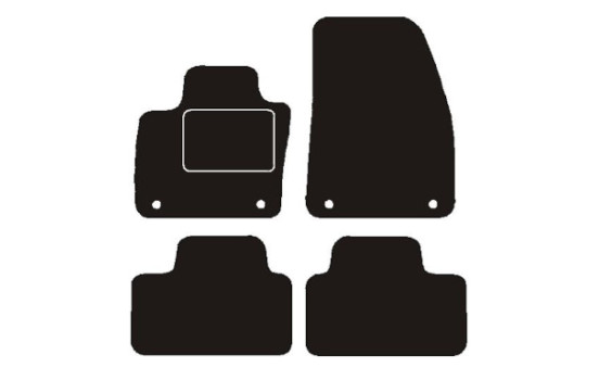Tapis de voiture adaptés au Volvo XC40 2018-