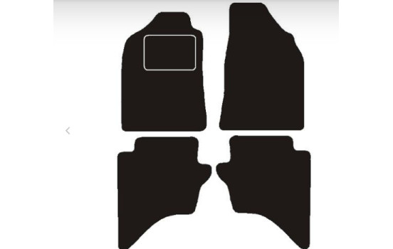 Tapis de voiture adaptés pour Mazda BT 50 XL double. cabine 2007 ->