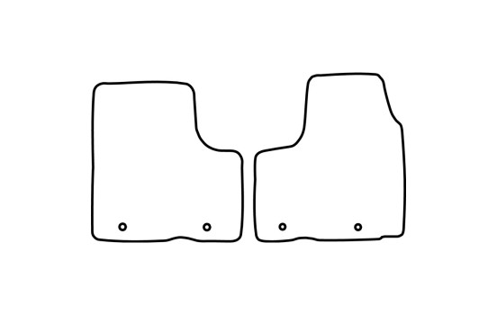 Tapis de voiture adaptés pour Opel Vivaro 2014- (uniquement pour), Image 2