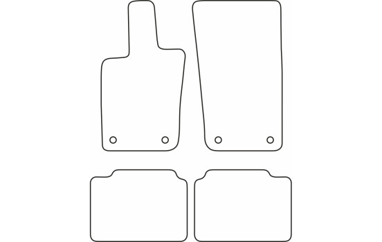 Tapis de voiture adaptés pour Porsche Panamera (971) 2016-, Image 2