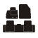 Tapis de voiture adaptés pour Renault Scenic / Grand Scenic avec compartiments de rangement 2004 -