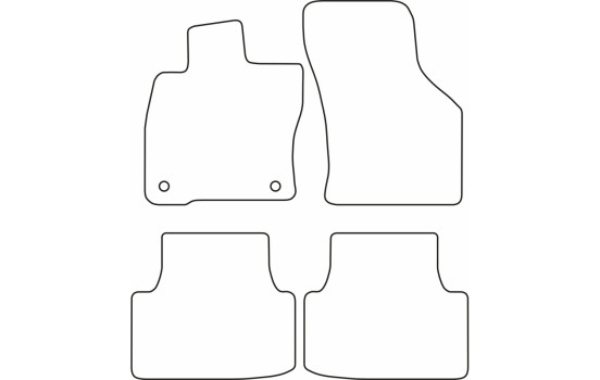 Tapis de voiture adaptés pour Seat Leon IV HB 5 portes & ST Sportstourer 2020- (boîte manuelle), Image 2
