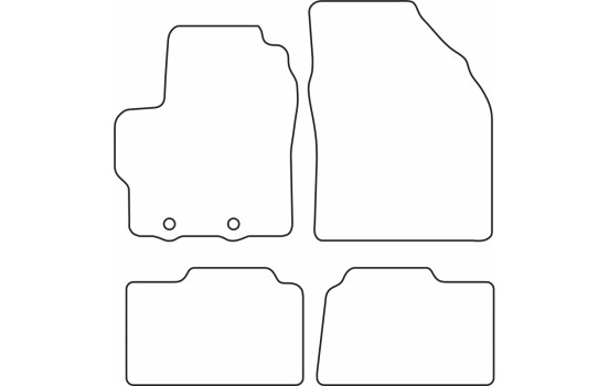 Tapis de voiture adaptés pour Toyota Aygo X 2022-, Image 2