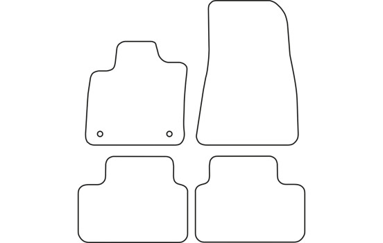 Tapis de voiture adaptés pour Volvo C40 Recharge 2021-, Image 2