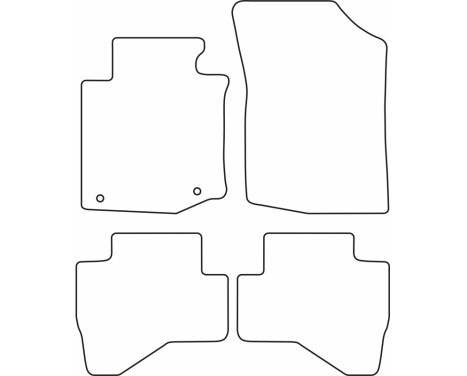 Tapis de voiture Citroen C1 2010-2014, Image 3