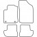 Tapis de voiture Citroen C2 2003-2010, Vignette 2