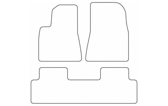 Tapis de voiture en velours adaptés pour Tesla Model 3 2017-2020, Image 2