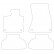 Tapis de voiture en velours pour BMW X6 F16 2016- - 4 pièces, Vignette 2