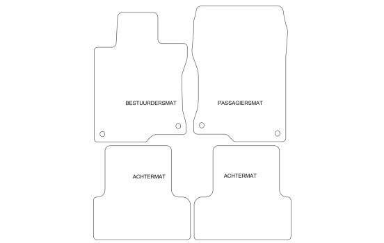 Tapis de voiture en velours sur mesure pour Honda Accord 2008-2012 4-deli, Image 2