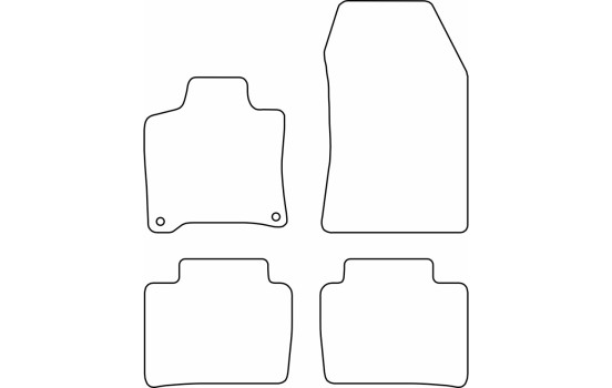Tapis de voiture en velours sur mesure pour Peugeot 408 II MHEV 2024-, Image 6
