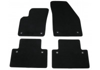 Tapis de voiture en velours sur mesure pour Volvo S40/V50 2004-2011 en 4 parties