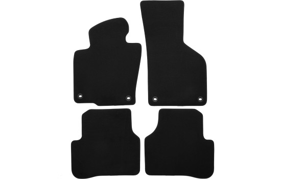 Tapis de voiture en velours sur mesure pour VW Passat B6 2005-2007 4-deli