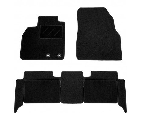 Tapis de voiture pour Renault Scenic II 2003-2009 swb 5 pcs