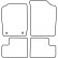 Tapis de voiture sur mesure pour Daihatsu Cuore 1998-2003, Vignette 2