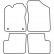 Tapis de voiture sur mesure pour Daihatsu Cuore 2003-2007, Vignette 2