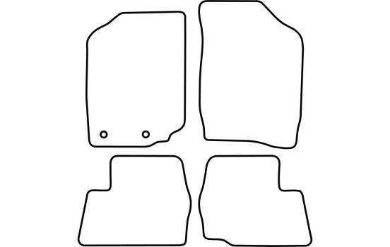 Tapis de voiture sur mesure pour Daihatsu Sirion 1998-2005, Image 2