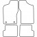 Tapis de voiture sur mesure pour Fiat Cinquecento 1992-1998, Vignette 2