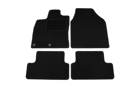 Tapis de voiture sur mesure pour Nissan Qashqai 2007-2013 4 pièces