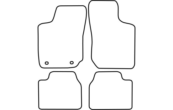 Tapis de voiture sur mesure pour Opel Corsa B / Tigra A 1993-2000 4 de, Image 2