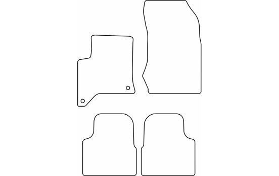 Tapis de voiture sur mesure pour Peugeot 2008 II Hybride 2024-, Image 2