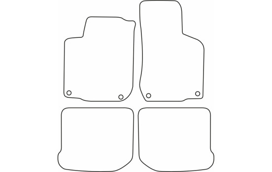 Tapis de voiture Velour adaptable à Volkswagen Beetl, Image 6