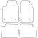 Tapis de voiture Velour adaptable pour Alfa Romeo Giulietta 2014-, Vignette 6