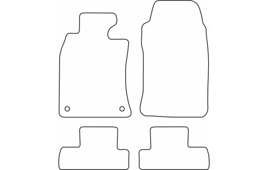 Tapis de voiture Velour adaptable pour Mini R52 Cabrio 2005-2007, Image 6