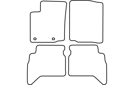 Tapis de voiture Velour adaptable pour Suzuki Grand Vitara -2005, Image 6