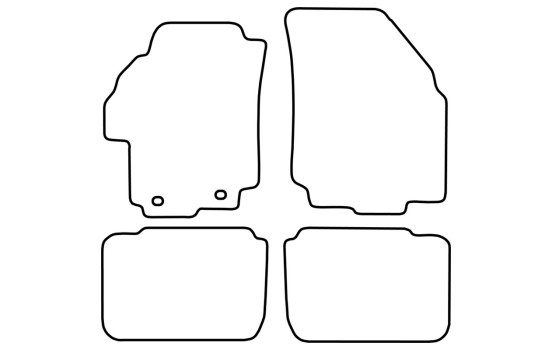 Tapis de voiture Velour adaptable pour Suzuki Liana 2001-2004, Image 6