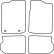 Tapis de voiture Velour adaptable pour Suzuki Vitara 1988-2001, Vignette 6