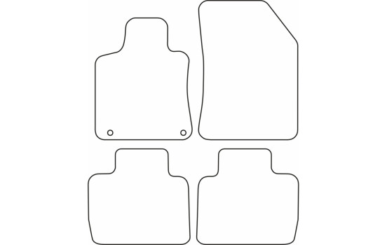 Tapis de voiture Velour adaptable sur Peugeot 508 II Sedan/SW 2019-, Image 6