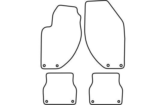 Tapis de voiture Velour adapté pour Alfa Romeo 166 2000-2003, Image 6