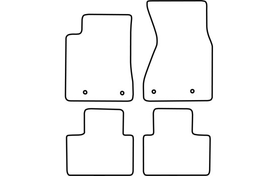 Tapis de voiture Velour adapté pour Audi A8 1994-2002, Image 6