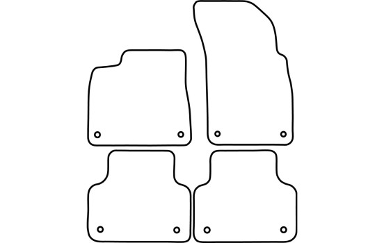 Tapis de voiture Velour adapté pour Audi Q8 2018-, Image 6