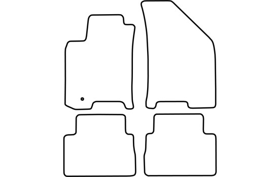 Tapis de voiture Velour adapté pour Chevrolet Nubira 2003-2010, Image 6