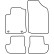Tapis de voiture Velour adapté pour Citroen C2 2003-2010, Vignette 6