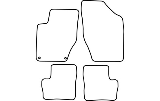 Tapis de voiture Velour adapté pour Citroen DS4 2011-, Image 6