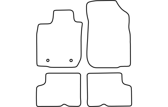 Tapis de voiture Velour adapté pour Dacia Duster 2010-2014, Image 6