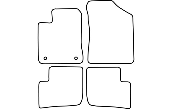 Tapis de voiture Velour adapté pour Daihatsu Trevis 2006-2011, Image 6