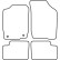 Tapis de voiture Velour adapté pour Daihatsu YRV 2001-2007, Vignette 6