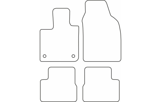 Tapis de voiture Velour adapté pour Fiat 500e 2020-, Image 6