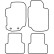 Tapis de voiture Velour adapté pour Ford Escort 1995-1997, Vignette 6