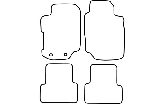 Tapis de voiture Velour adapté pour Ford Escort 1995-1997, Image 6