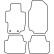 Tapis de voiture Velour adapté pour Honda Accord 2003-2008, Vignette 6