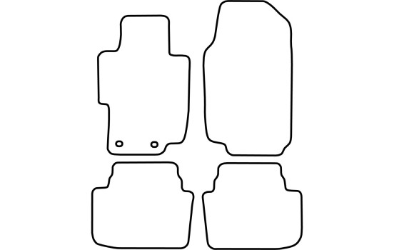 Tapis de voiture Velour adapté pour Honda Accord 2003-2008, Image 6