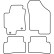 Tapis de voiture Velour adapté pour Hyundai coupé 2000-2009, Vignette 6